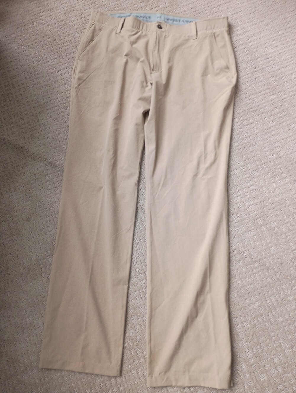 Under Armour Men's Khaki Performance Pants - Tan - Temple